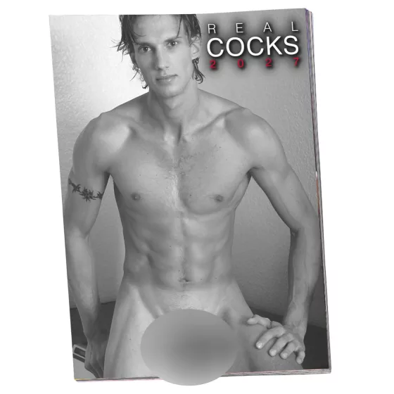Real Cocks 2027 - erotický nástenný kalendár (1 ks)