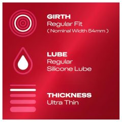 Durex - ultra tenký kondóm - realistický pocit - 10 ks