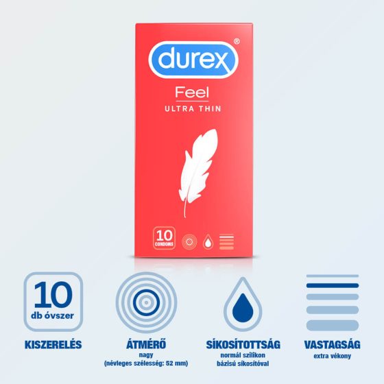 Durex Feel Ultra Thin - ultra prirodzený pocit (10ks)