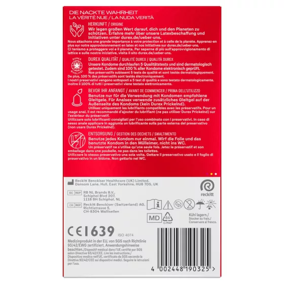 Durex - extra tenké kondómy (8 ks)