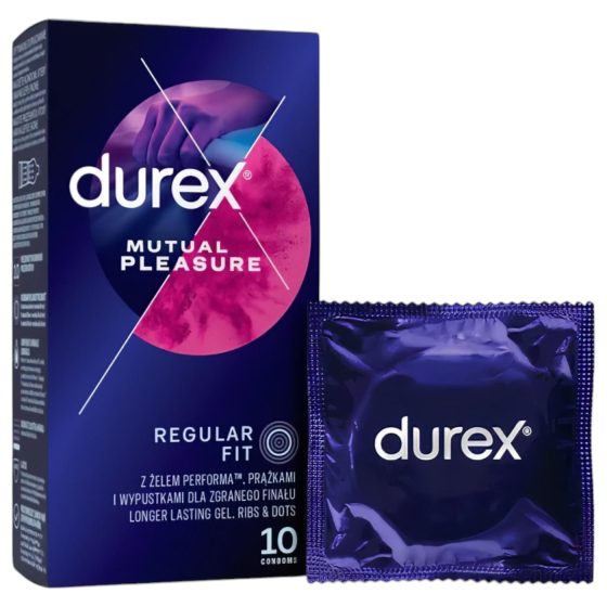 Durex Mutual Pleasure - kondómy s oneskorením (10 ks)