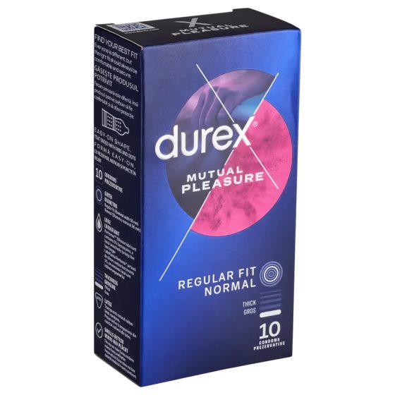 Durex Mutual Pleasure - kondómy s oneskorením (10 ks)