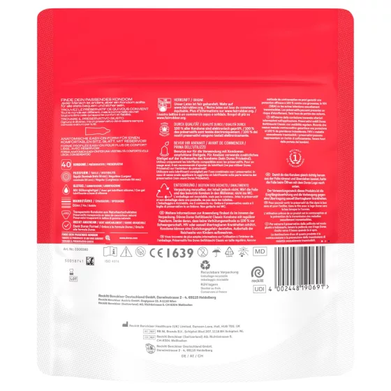 Durex - extra tenké kondómy (40 ks)