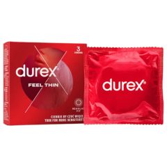 Durex Feel Thin - prirodzený pocit kondóm (3 ks)