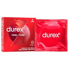 Durex Feel Thin - prirodzený pocit kondóm (3 ks)