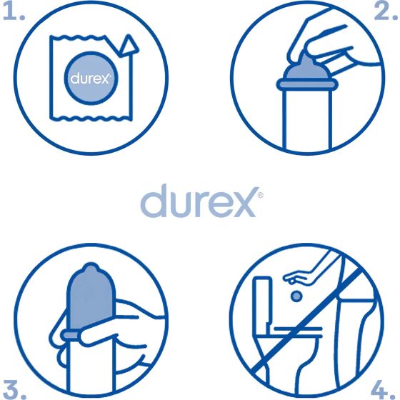 Durex Feel Thin - prirodzený pocit kondóm (3 ks)