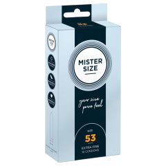 Mister Size extra tenký kondóm - 53mm (10ks)