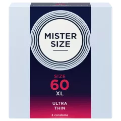 Mister Size - tenký kondóm - 60mm - 3 ks