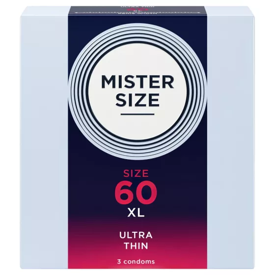 Mister Size - tenký kondóm - 60mm - 3 ks