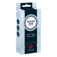 Mister Size tenký kondóm - 60mm (10ks)