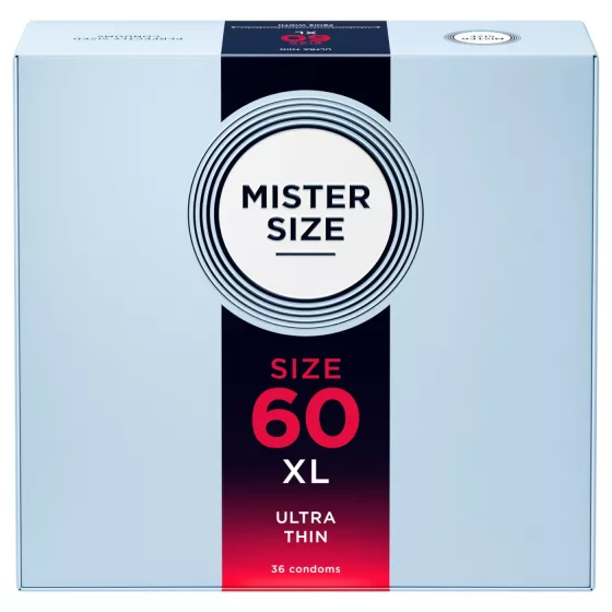 Mister Size - tenký kondóm - 60mm - 36 ks