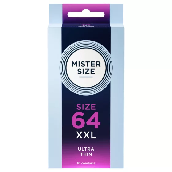 Mister Size - tenký kondóm - 64 mm - 10 ks