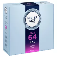 Mister Size - kondómy extra tenké - 64mm - balenie 36 ks