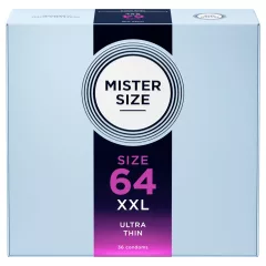 Mister Size - kondómy extra tenké - 64mm - balenie 36 ks