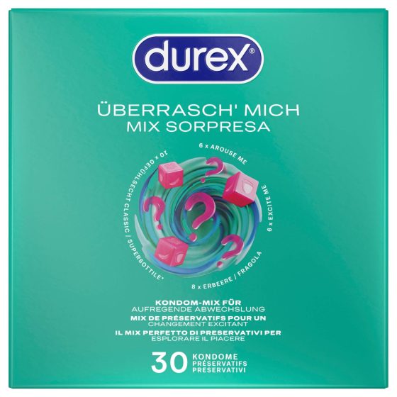 Durex - Balíček ochutených kondómov (30 ks)