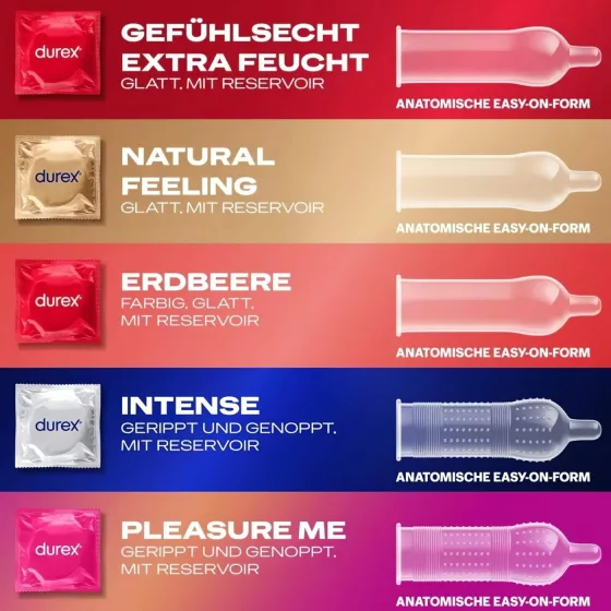 Durex Love Mix - kondómy balenie - 40 kusov