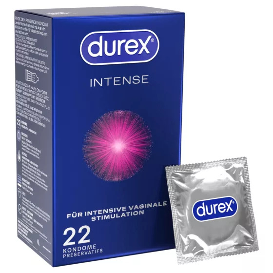 Durex Intense - Orgazmické kondómy (22 ks)