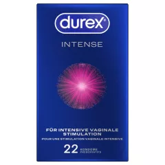 Durex Intense - Orgazmické kondómy (22 ks)