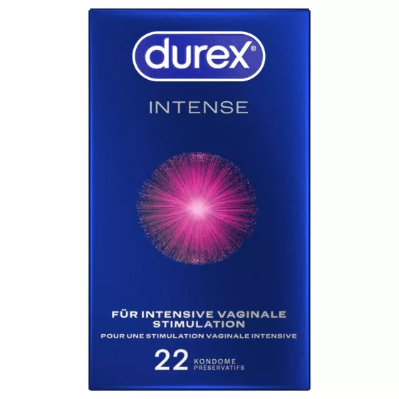 Durex Intense - Orgazmické kondómy (22 ks)
