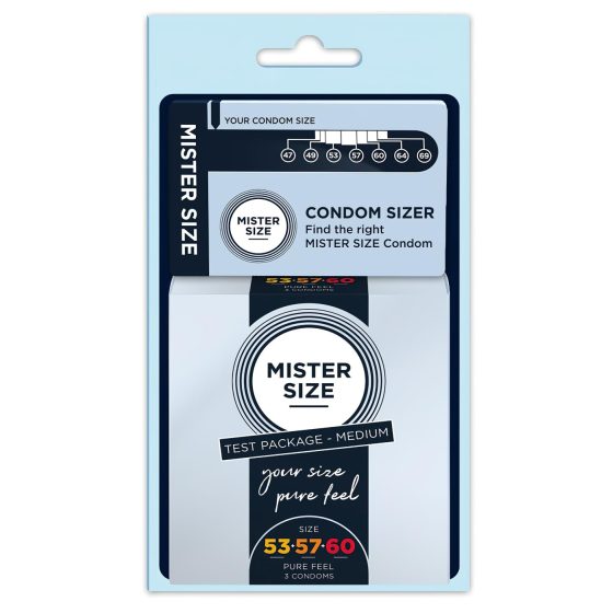Mister Size Tester Balíček s Meračom Penisu - 3 ks