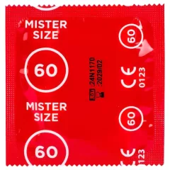   Mister Size - kondómy testovacia sada s meradlom penisu - 3 ks