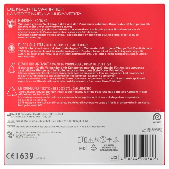 Durex - XXL kondómy (30 ks)