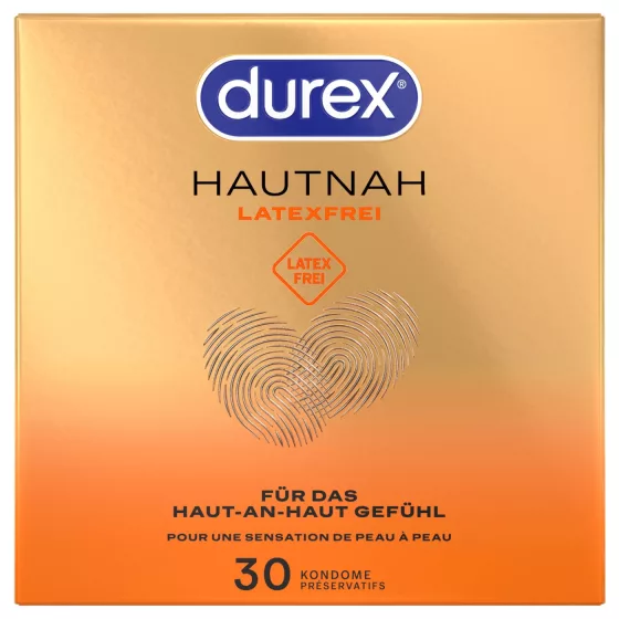 Durex Hautnah - latexový kondóm bez latexu (30 ks)