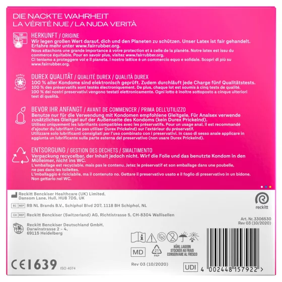 Durex - Pleasure Me kondómy (40 ks)