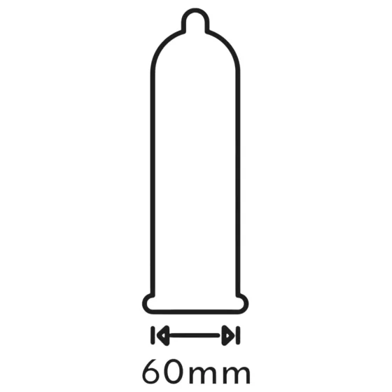 Secura Baklažán - veľký kondóm - 60mm - 12 ks