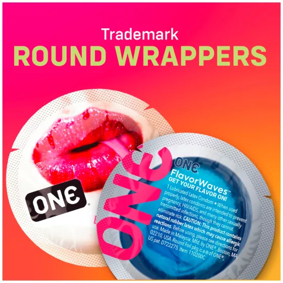 ONE - kondómy s príchuťou - mix príchutí - 12 ks