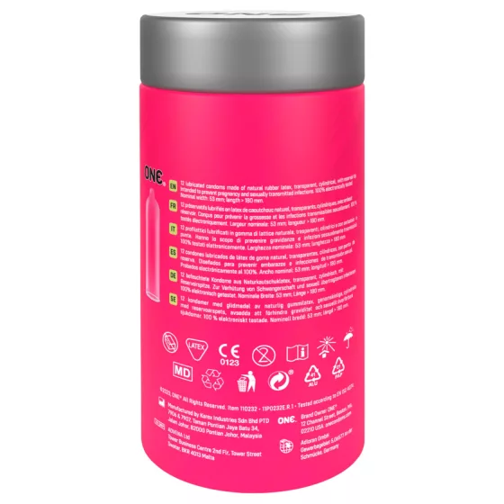ONE - kondómy s príchuťou - mix príchutí - 12 ks