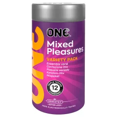 ONE - kondómy - mix príchutí a typov - 12 ks