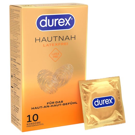 Durex Hautnah - latexový kondóm - bez latexu - 10 ks