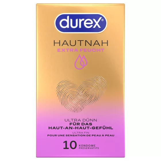 Durex Hautnah - extra lubrikované kondómy - 10 ks
