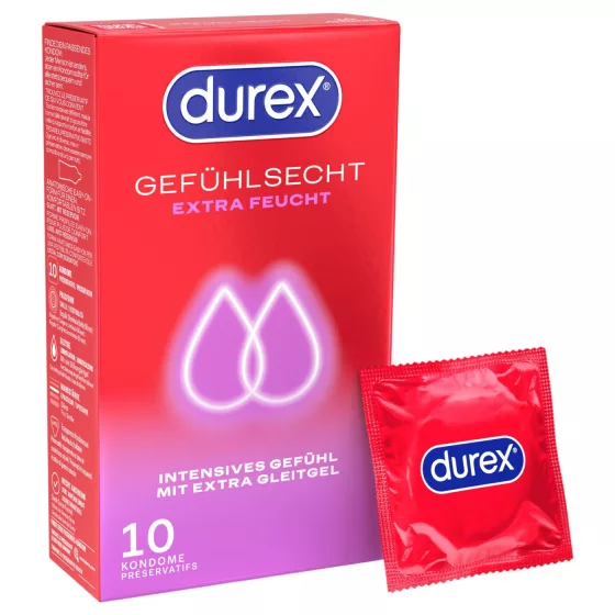 Durex - extra lubrikovaný kondóm (10 ks)