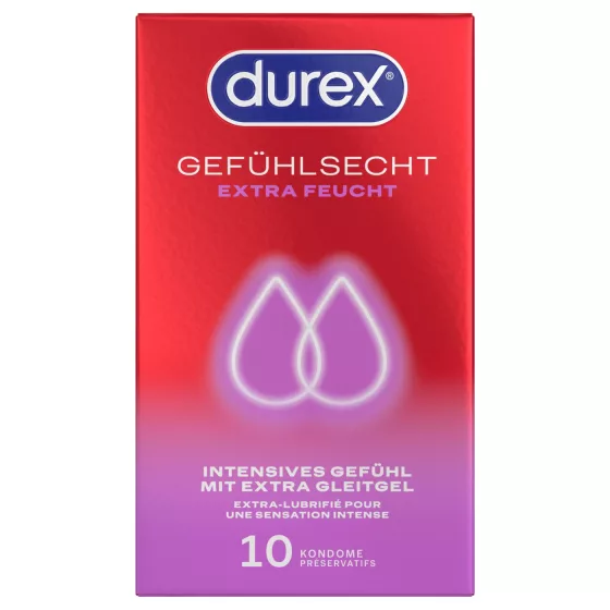 Durex - extra lubrikovaný kondóm (10 ks)