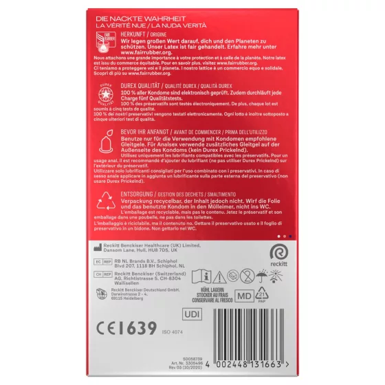 Durex - extra tenké kondómy (10 ks)