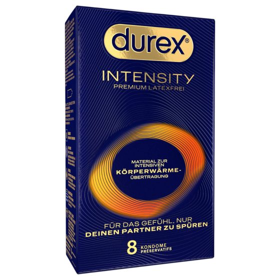 Durex Intensity - kondóm - tenký, bez latexu - 8 ks
