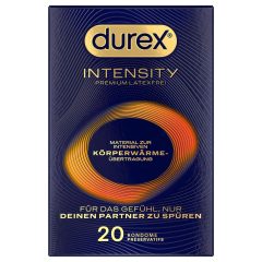 Durex Intensity - ultra tenké bezlatexové kondómy - 20 ks