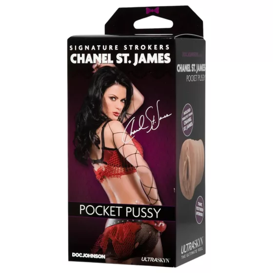 Doc Johnson Chanel St. James - realistická vagína - Ultraskyn - telová farba