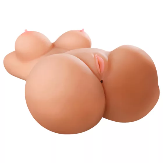 Mega Fuck Slut - realistická ženská masturbačná pomôcka (naturálna)