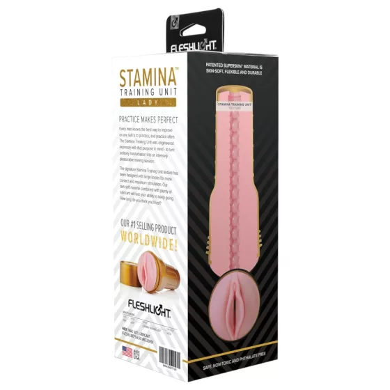 Fleshlight - masturbátor vagina - tréningová jednotka STU - ružová