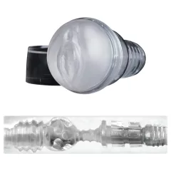 Fleshlight Ice Lady - masturbačná vagína - priehľadná