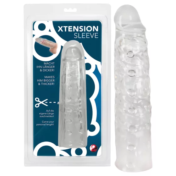 You2Toys - návlek na penis - predlžovací - priesvitný