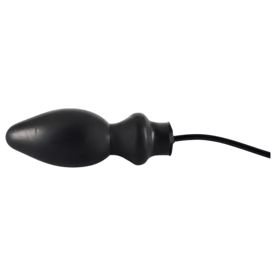 LATEX - análny nafukovací kolík - veľký - čierny