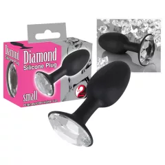 You2Toys - análny kolík - silikónový, malý, s diamantom