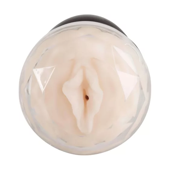 You2Toys - masturbátor vagína a anál - dvojitý - čierny