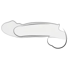   Crystal Skin - návlek na penis - predĺženie - priehľadný