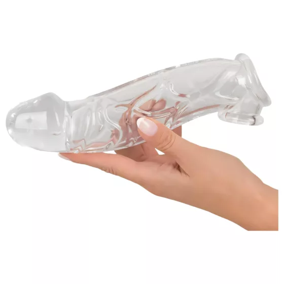Crystal Skin - návlek na penis - predĺženie - priehľadný