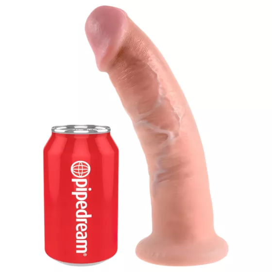 King Cock 9 - realistický dildo s prísavkou - 23 cm - telová farba